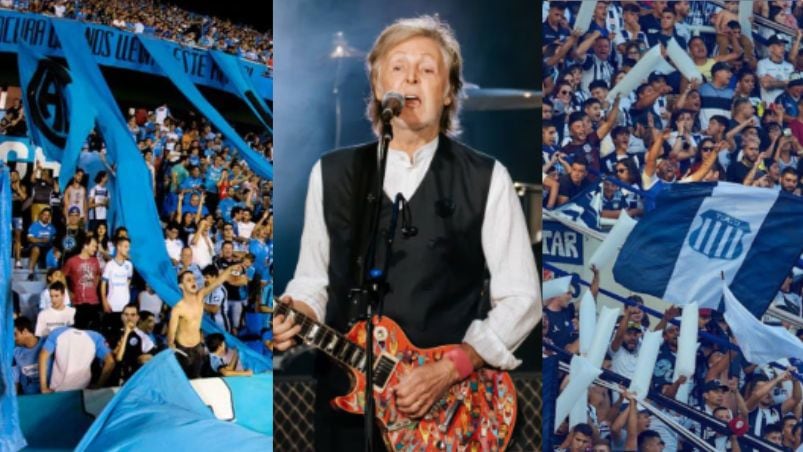 Talleres y Belgrano, presentes en la prueba de sonido de Paul McCartney.