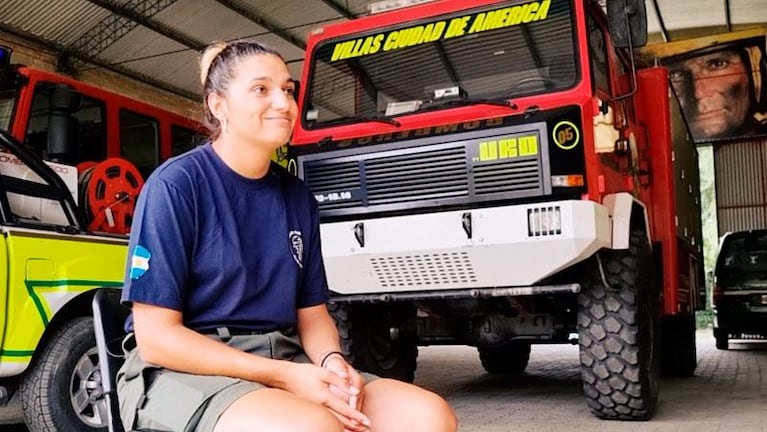 Tamara Toselli, bombera voluntaria: “La igualdad va a llegar y espero que sea pronto”