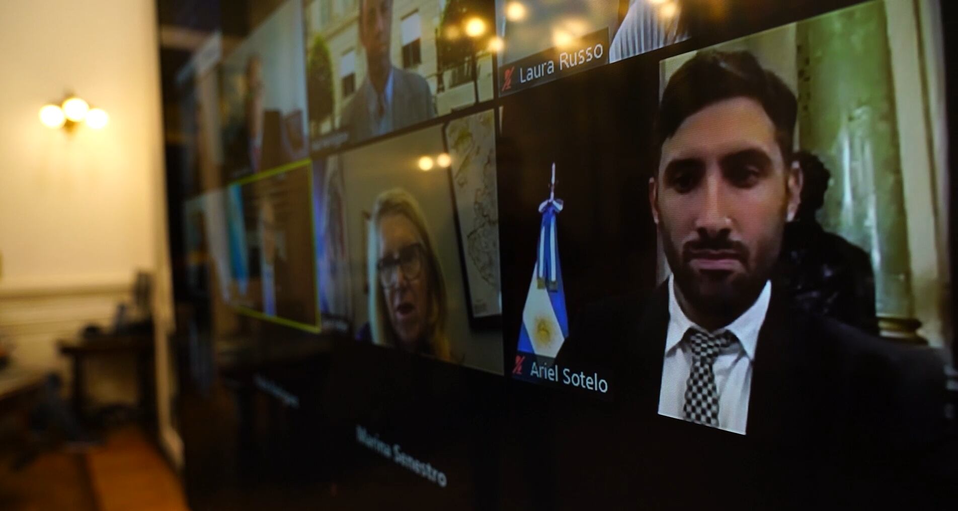 Tambien participó el embajador argentino en Washington, Jorge Argüello.