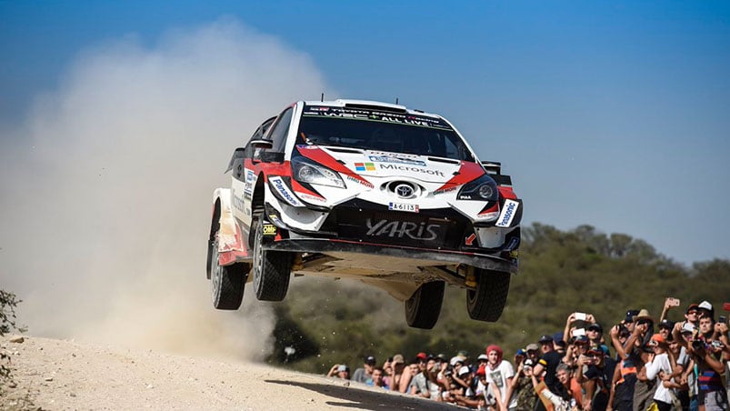 Tanak voló en Córdoba. / FOTO: Toyota Gazoo Racing