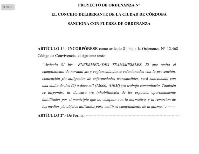 Tapabocas: el monto de las multas en Córdoba