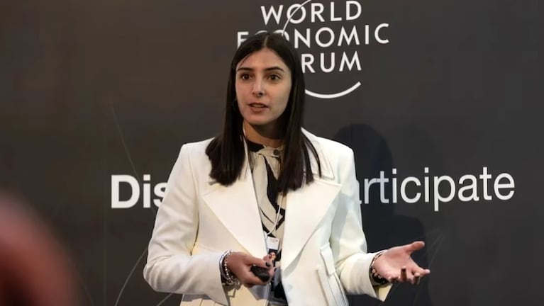 Tatiana Malvasio, la jefa de operaciones y cofundadora de Kilimo, en Davos