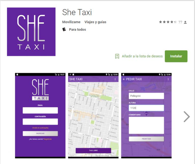 Taxis conducidos sólo por mujeres