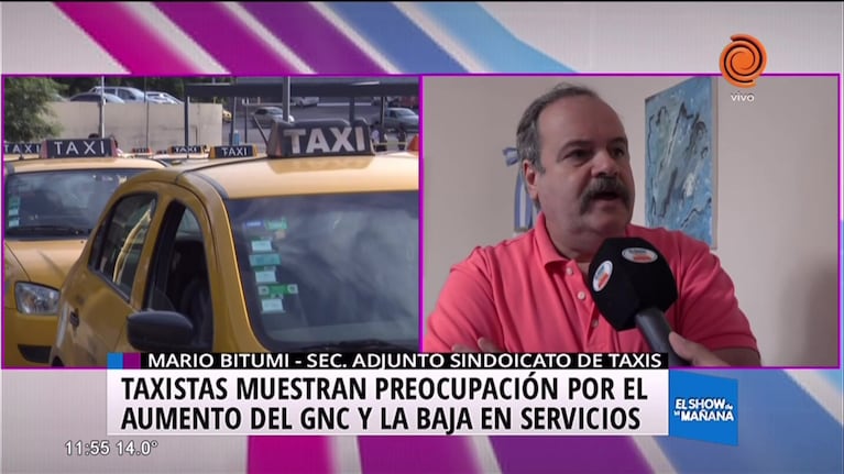 Taxistas preocupados por aumento del GNC
