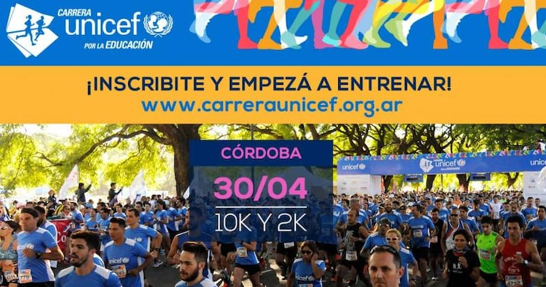 Te invitamos a la Carrera Unicef por la Educación