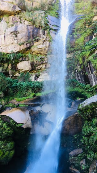 ¿Te metés debajo del agua bien fresca?