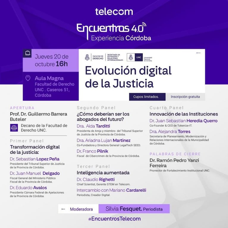 Telecom presenta la nueva edición de Encuentros 4.0: dónde inscribirse