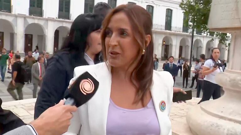 Telenoche le consultó a la vicegobernadora Prunotto por la lista del escándalo en la Legislatura.