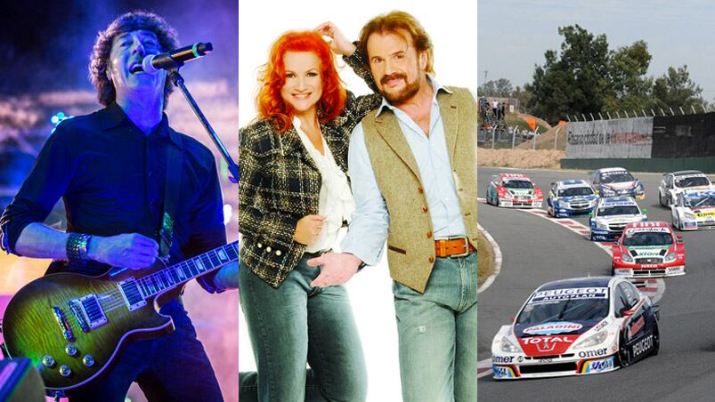 Tenemos entradas para el Cuarteto de Nos, Pimpinela y el Super TC2000