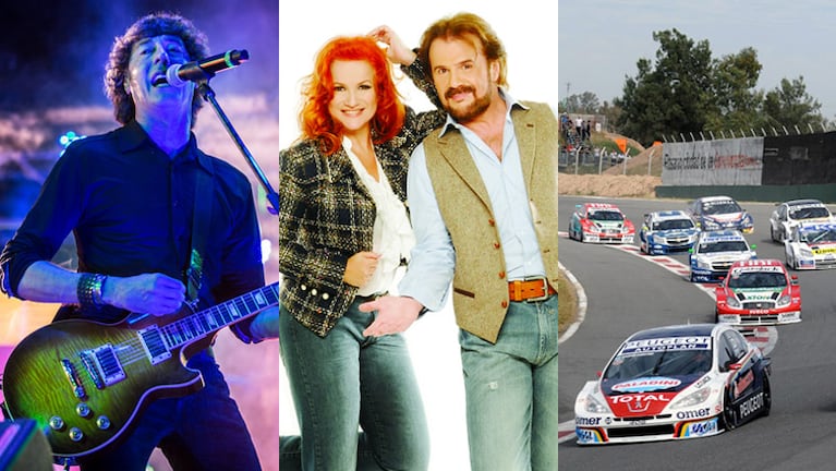 Tenemos entradas para el Cuarteto de Nos, Pimpinela y el Super TC2000