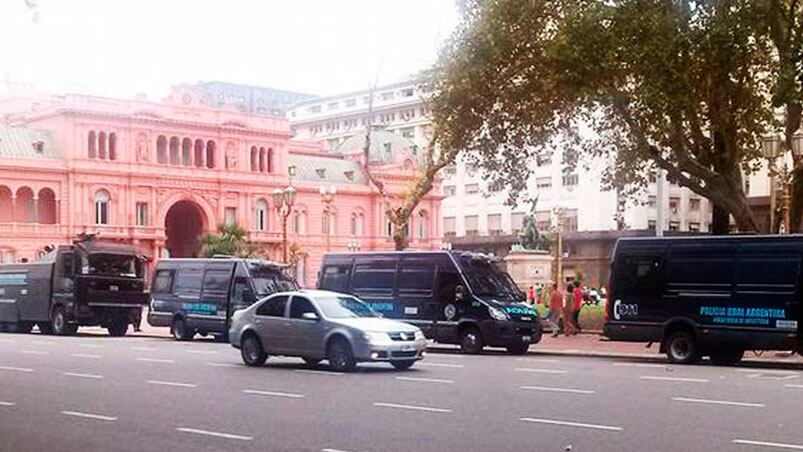 Tensión en la Casa de Gobierno.