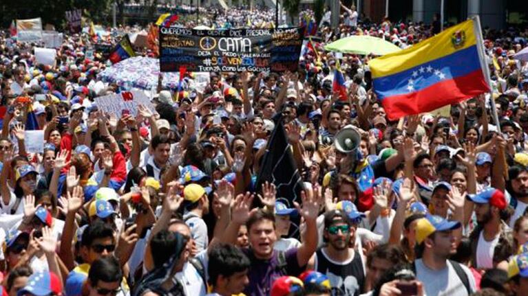 Tensión en las calles de Venezuela.