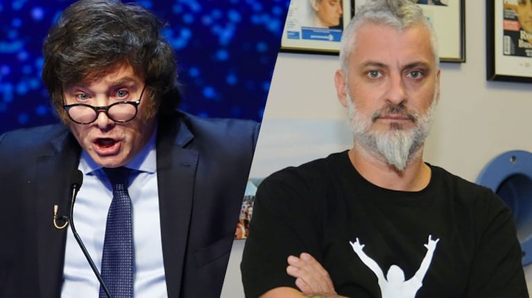 Tensión entre Javier Milei y José Palazzo en redes sociales.