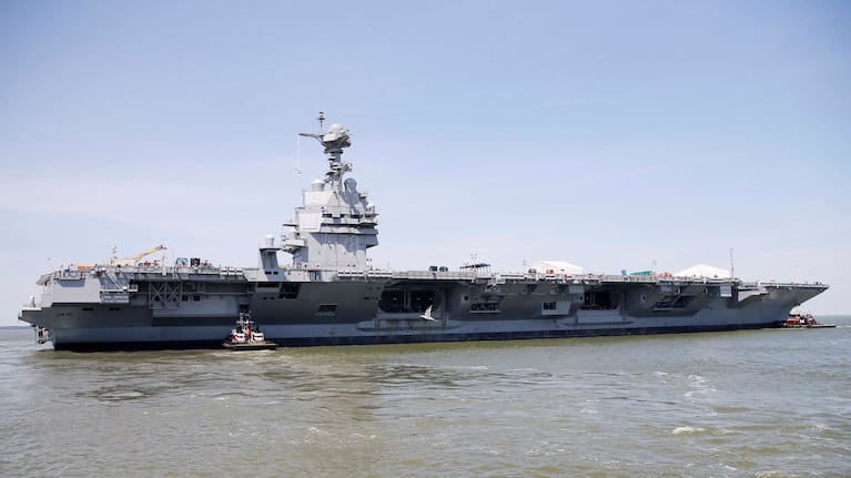 Tensión por la movilización del portaaviones Gerald Ford.  U.S. Navy/Mass Communication Specialist Seaman Apprentice Gitte Schirrmacher/Handout via REUTERS   ATTENTION EDITORS - THIS PHOTO WAS PROVIDED BY A THIRD PARTY. EDITORIAL USE ONLY/File Photo