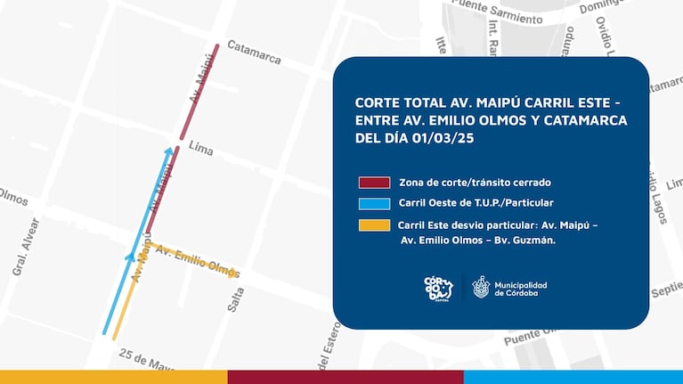 Termina la “boulevarización” de avenida Maipú: los desvíos de tránsito en la zona