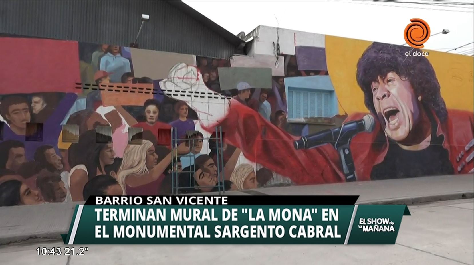 Terminan el mural de "La Mona" Jiménez