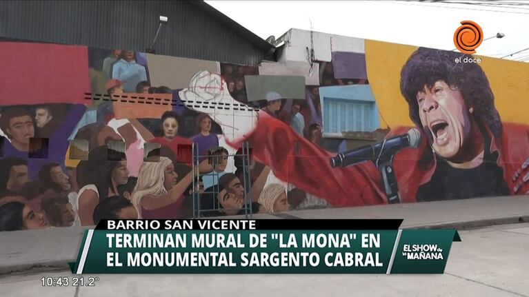 Terminan el mural de "La Mona" Jiménez