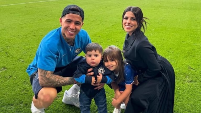 ¡Ternura total! La foto de Benjamín cuando vio a Enzo Fernández tras el triunfazo de la Selección