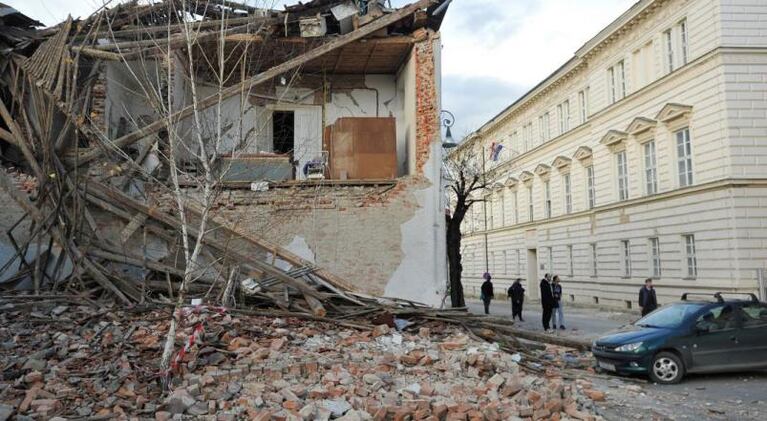 Terremoto en Croacia: impactantes imágenes de una ciudad destruida