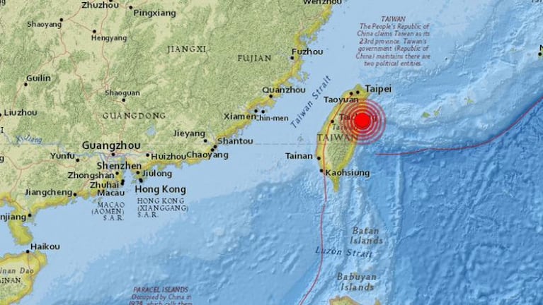 Terremoto en Taiwán deja dos muertos y 202 heridos