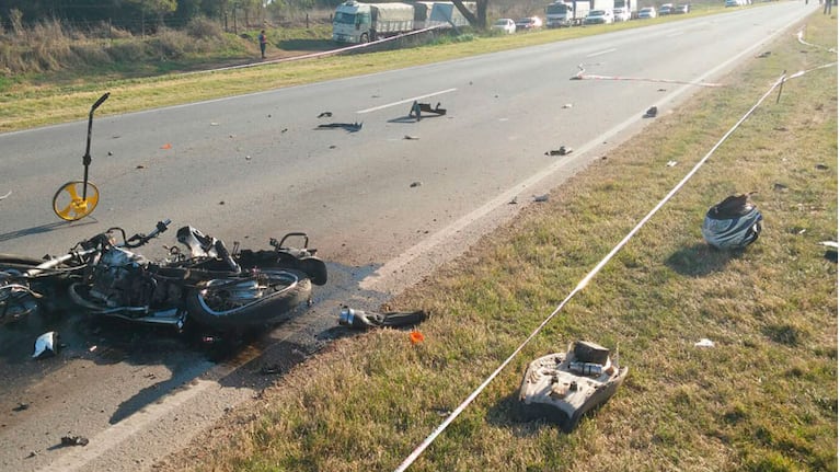 Terrible accidente fatal en la ruta 13
