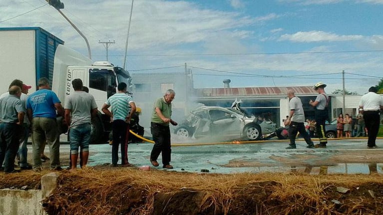 Terrible accidente fatal en la ruta 13 deja un muerto