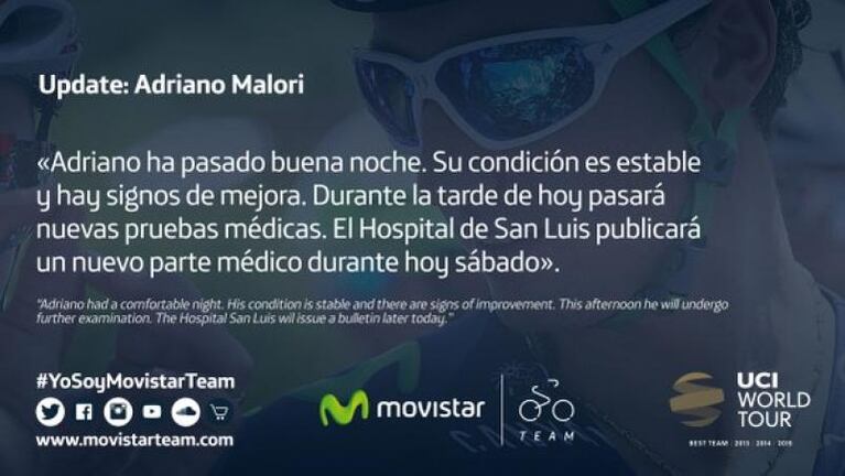 Terrible caída masiva en el Tour de San Luis