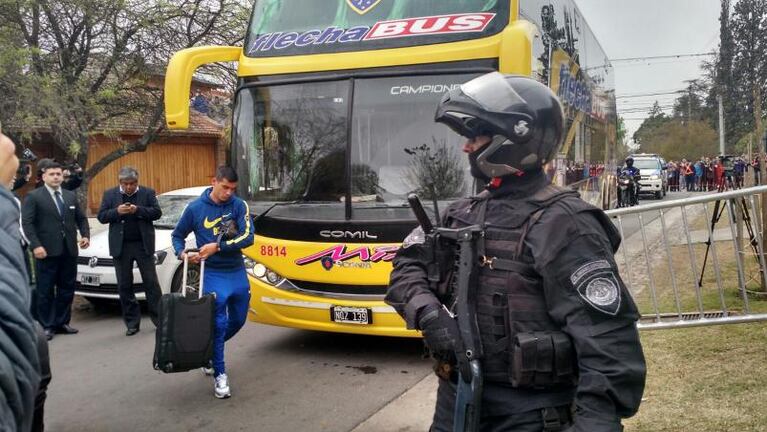 Tevez y Boca ya están en Córdoba 