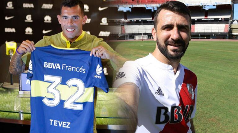 Tevez y Pratto. Clubes rivales, la misma obsesión.