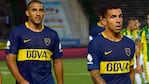 Tevez y Wanchope son grandes amigos. Ambos están bajo la lupa en Boca.