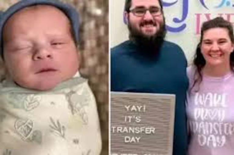 Thaddeus llegó al mundo en Estados Unidos y rompió un récord mundial. Su hermana biológica tiene 30 años y una hija de 10.
