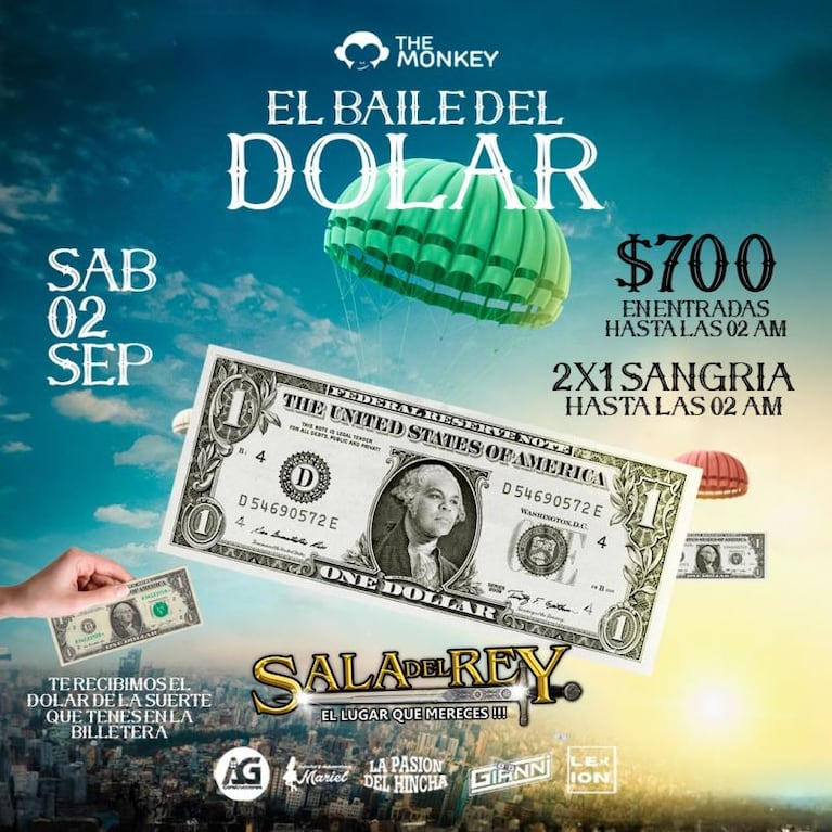 The Monkey presenta su "Baile del dólar" en Sala del Rey