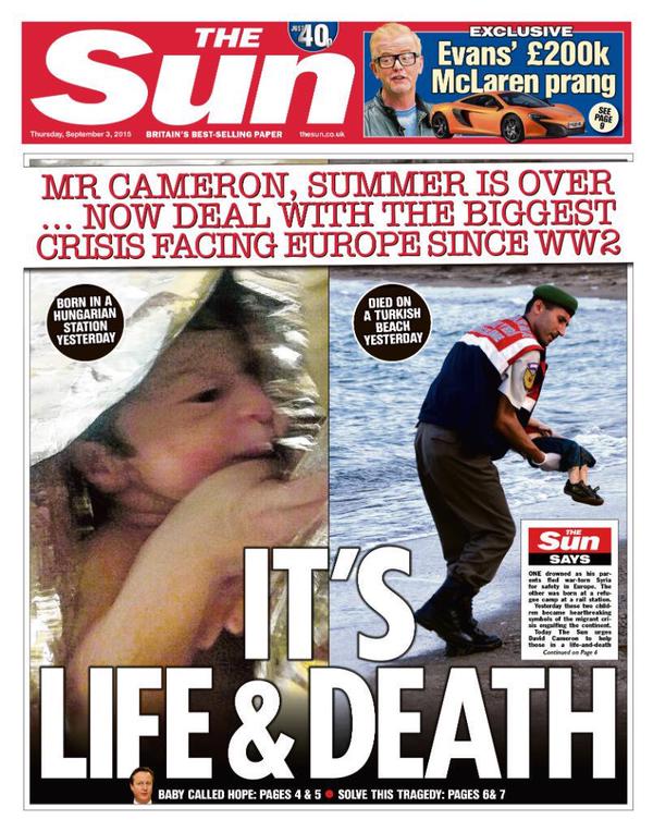 The Sun de Inglaterra.