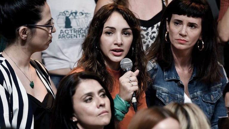 Thelma Fardín reflexionó sobre su rol en la lucha contra la violencia contra la mujer. Foto: Télam.