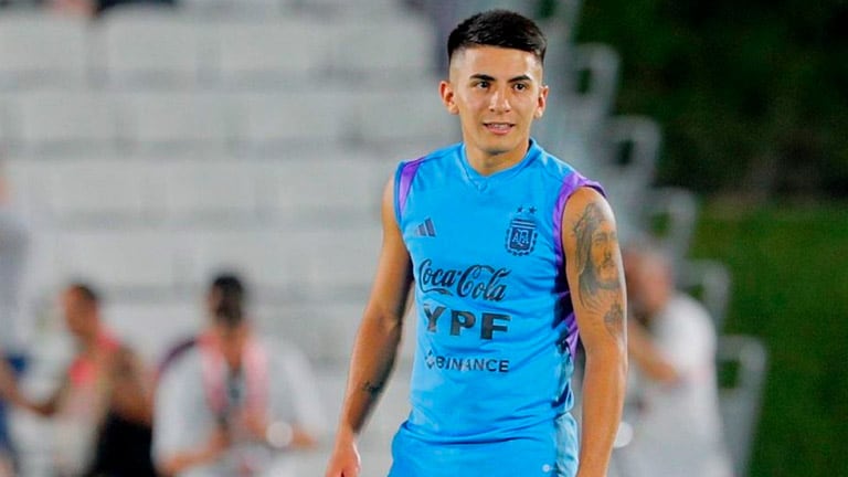 Thiago Almada fue convocado a Qatar tres días antes del Mundial.