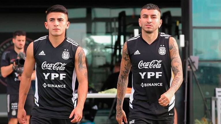 Thiago Almada y Ángel Correa, los elegidos por Scaloni.