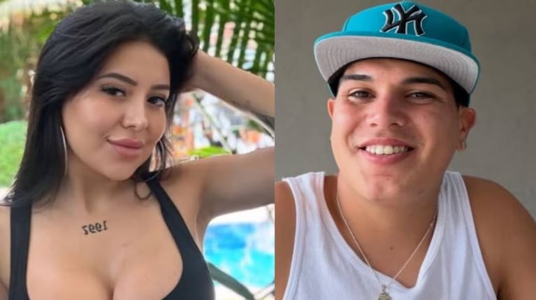 Thiago Medina apareció a los besos con una mujer en las redes.