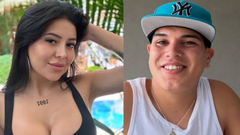 Thiago Medina apareció a los besos con una mujer en las redes.