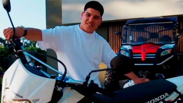 Thiago Medina lucha por su vida tras el grave accidente en moto.
