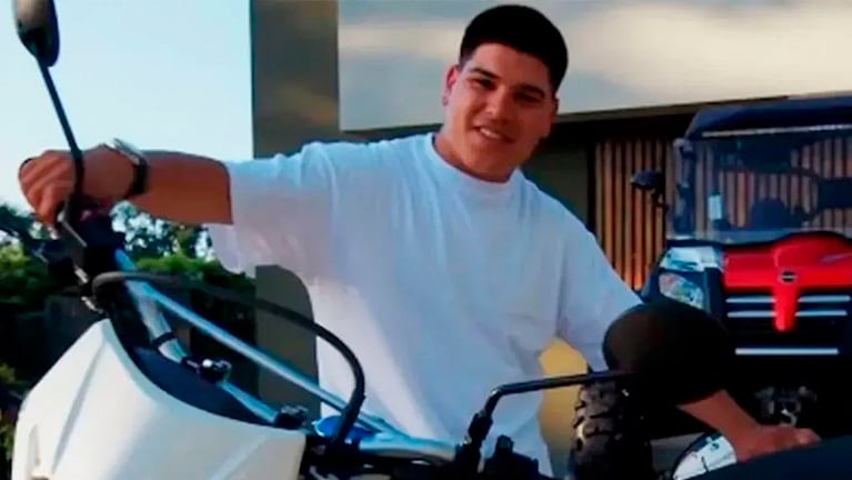 Thiago Medina sigue internado tras el accidente en moto.