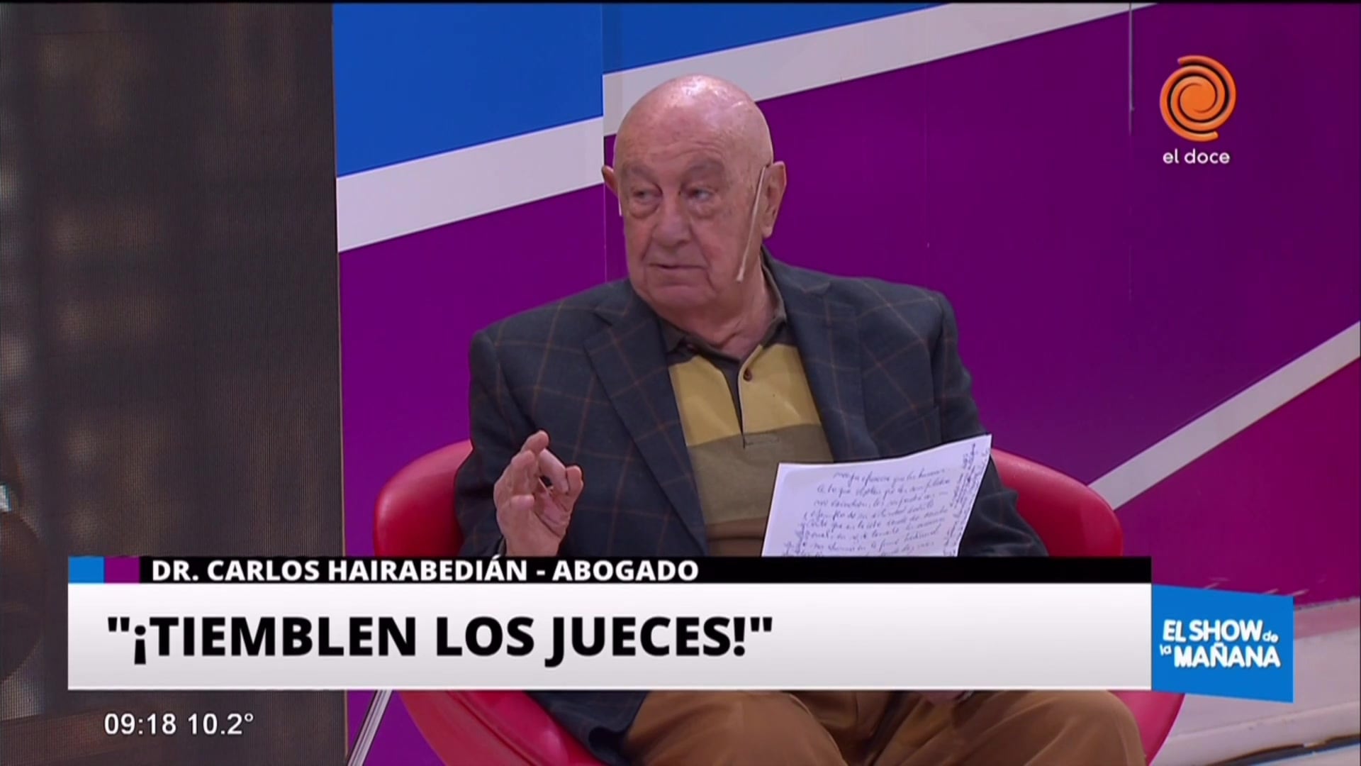 ¡Tiemblen los jueces!