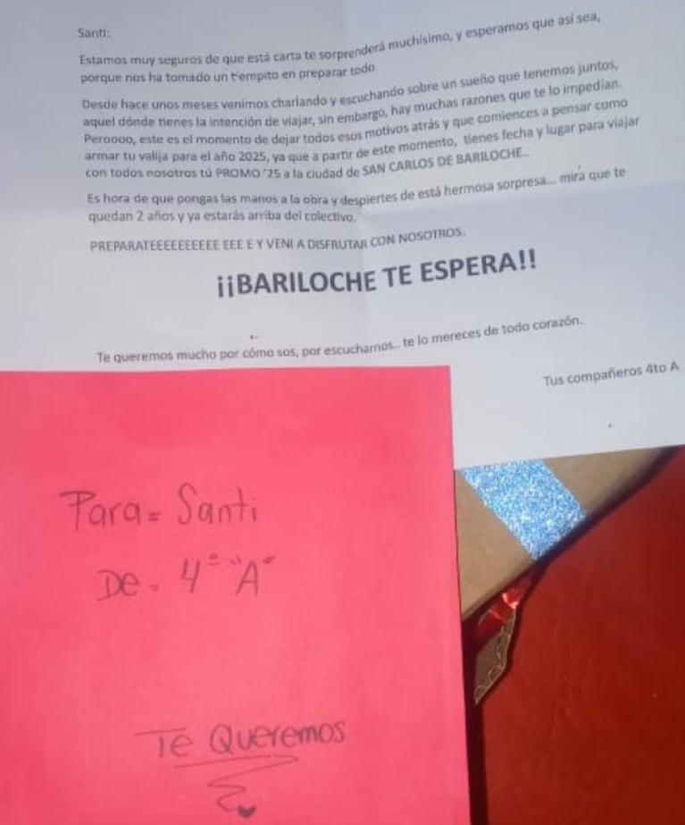 Tiene una dura historia y no podía pagar el viaje a Bariloche: el gesto de sus compañeros