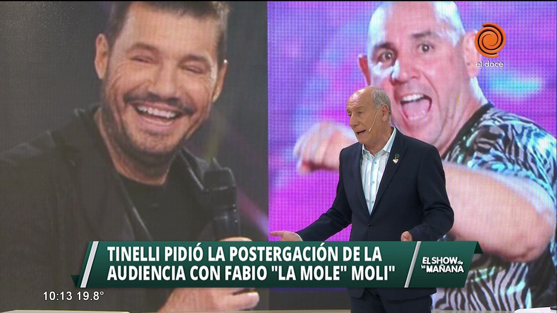 Tinelli pidió postergación de audiencia