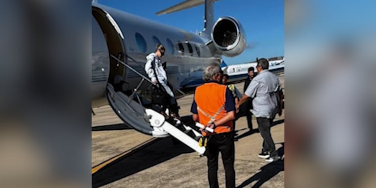 Tini llegó a Córdoba este jueves al mediodía.