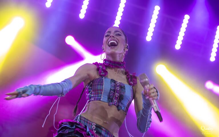 Tini se presentó ante 4500 personas en Córdoba. Foto: Espacio Quality.