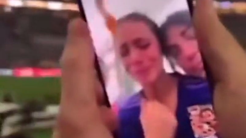 Tini Stoessel emocionada por el triunfo de la Selección Argentina.