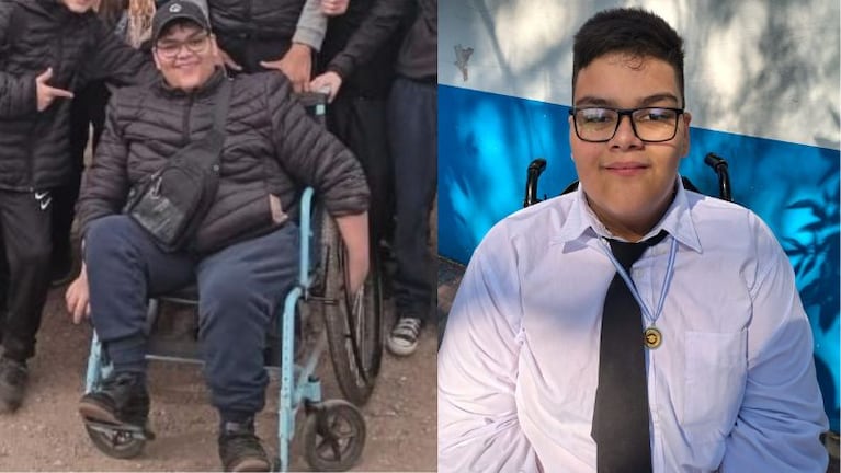Tiziano necesita una silla de ruedas adaptada para su vida diaria.