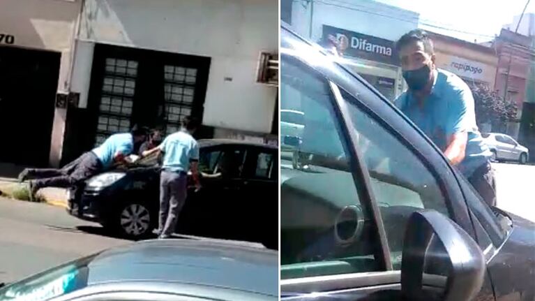 Toda la situación quedó registrada en videos.