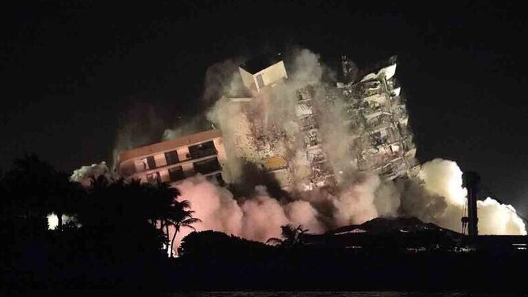 Todavía hay ocho argentinos desaparecidos por el derrumbe del edificio en Miami