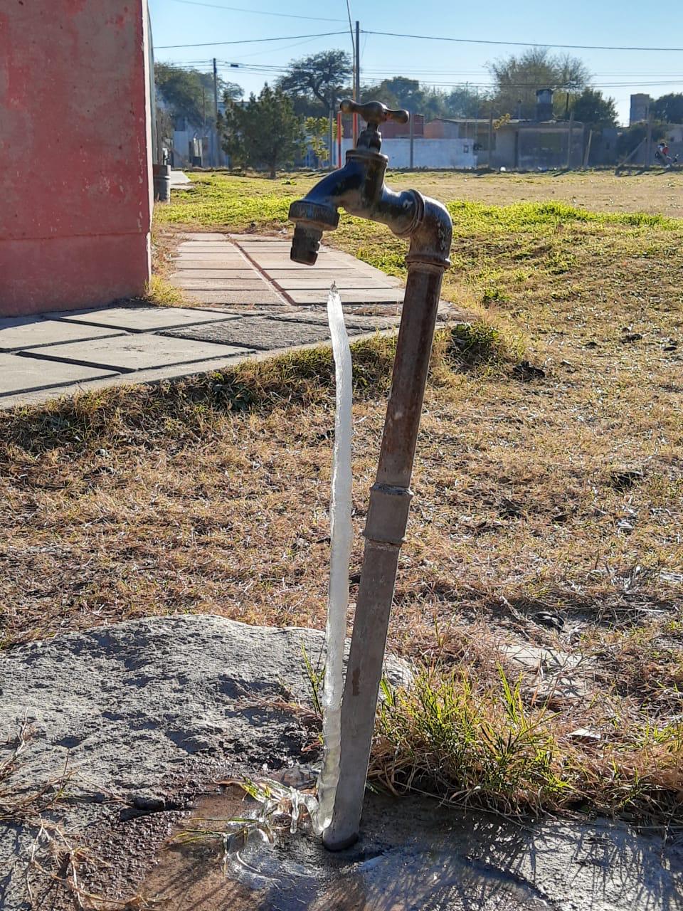 Todo congelado en Córdoba.